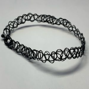 Black necklace choker